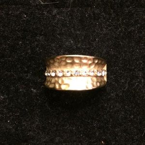 🌸ONE HOUR ONLY🌸 20% OFF MILA Gold/Crystal Ring!!